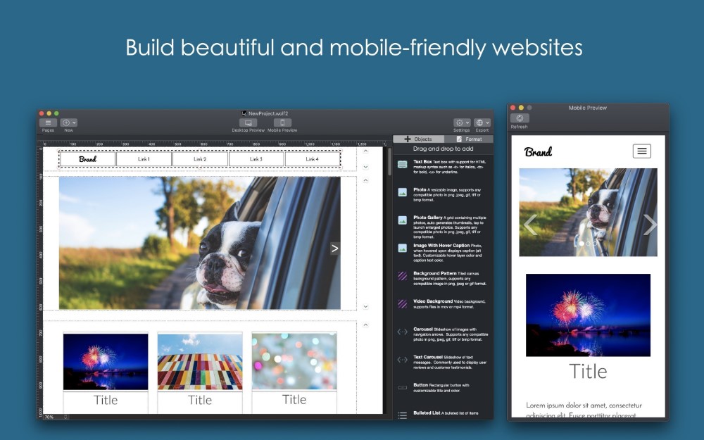 responsive design apps for mac